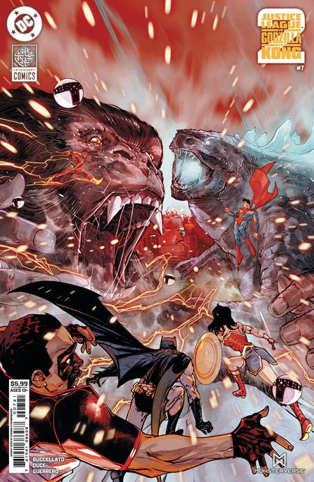 JUSTICE LEAGUE VS GODZILLA VS KONG 2 #7 (OF 7) (Limit 2 Per Cover) (rel:02/25)~