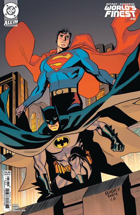 BATMAN SUPERMAN WORLDS FINEST #38 (Limit 2 per cover) (rel:04/16)~