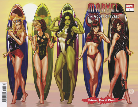 MARVEL SWIMSUIT SPECIAL: FRIENDS, FOES & RIVALS #1 (Limit 2 Per Cover) (rel:07/09)~