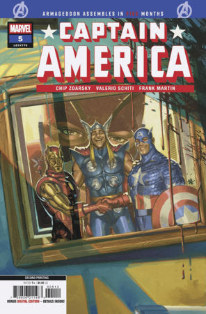 CAPTAIN AMERICA #5 BEN HARVEY 2ND PRINTING VARIANT (Limit 2 Per Cover) (rel:01/28)
