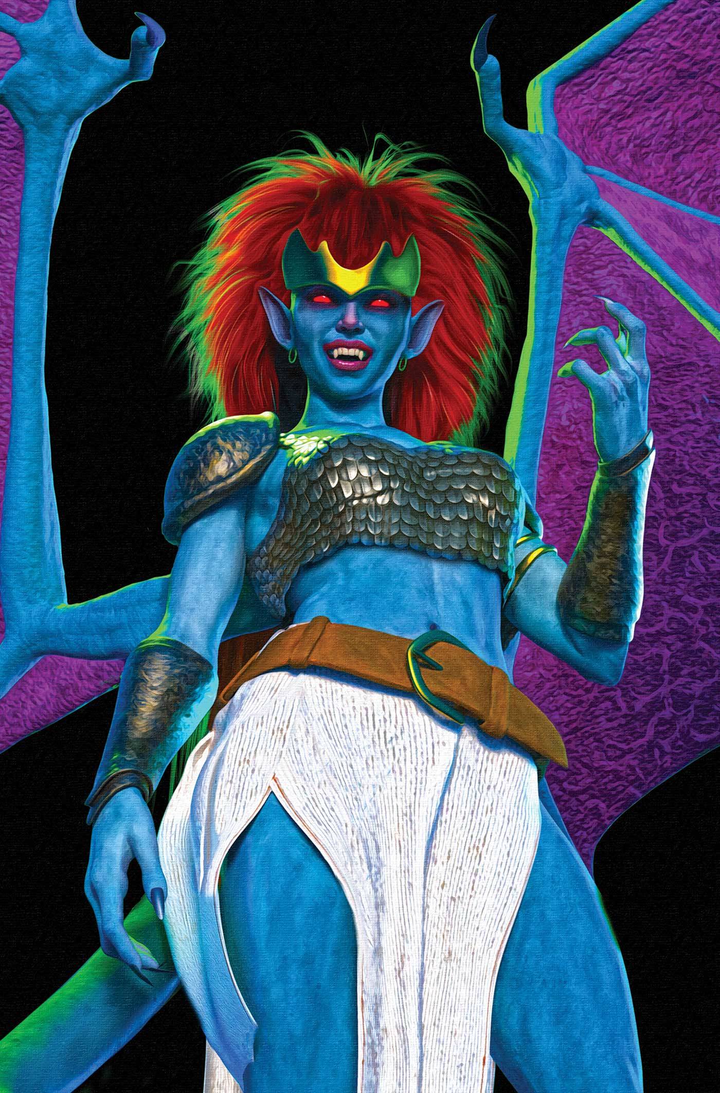 GARGOYLES DEMONA #1 CVR W INC 1:15 MARK SPEARS BLACK BKGR VIRGIN VAR (rel:07/16)~