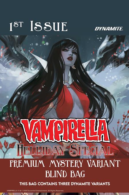 VAMPIRELLA HELLIDAY SPECIAL 2026 #1 (ONE SHOT) (Limit 2 Per Cover) CVR G PREMIUM MYSTERY BLIND BAG VAR (rel:12/09)