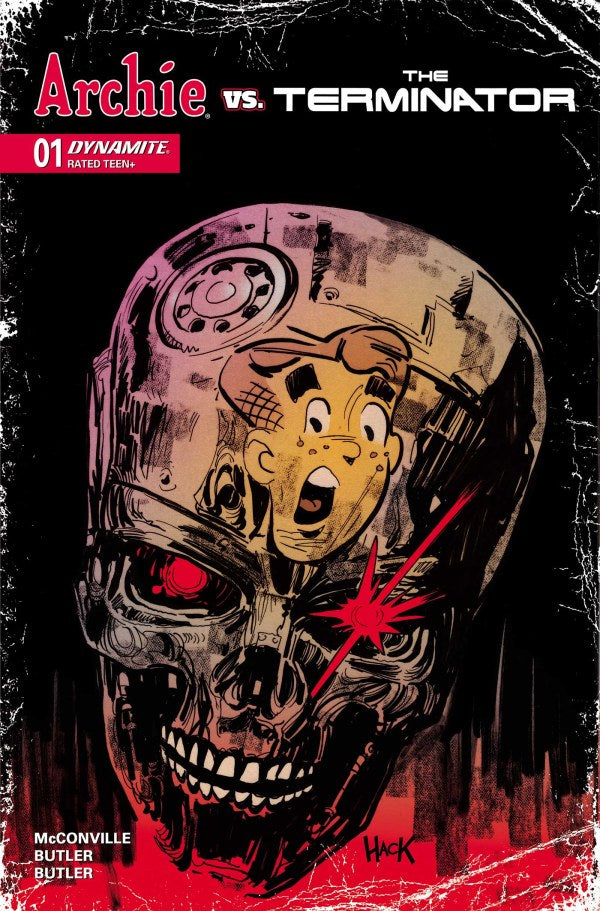 ARCHIE VS THE TERMINATOR #1 CVR M INC 1:10 ROBERT HACK FOIL VAR (Limit 1 Per Customer) (rel:10/14)