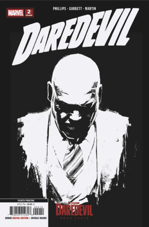 DAREDEVIL #2 MARVEL TELEVISION 4TH PRINTING VARIANT (Limit 2 Per Cover) (rel:08/26)~