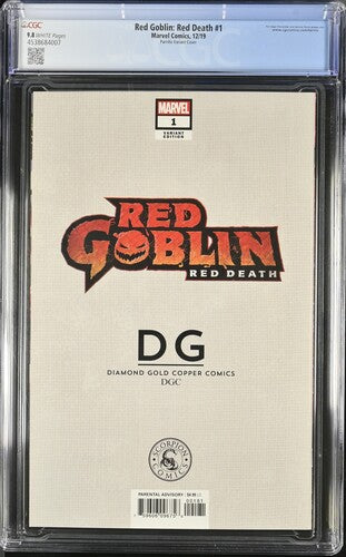 Red Goblin: Red Death 1 Parrillo Variant Cover CGC 9.8
