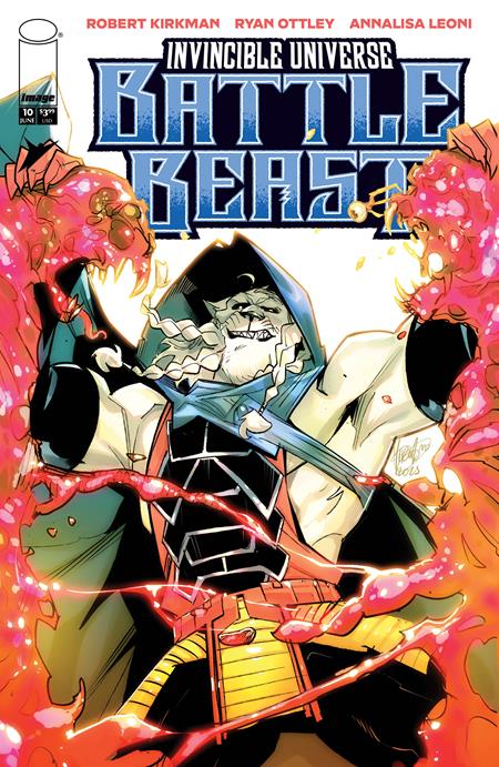 INVINCIBLE UNIVERSE BATTLE BEAST #10 (Limit 1 Per Customer) CVR D INC 1:25 MIRKA ANDOLFO VAR (rel:06/17)