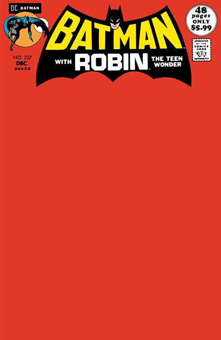 BATMAN #237 FACSIMILE EDITION (rel:10/9)~