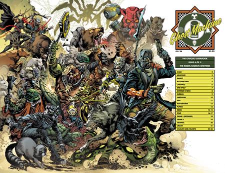 GHOST MACHINE THE OFFICIAL GUIDEBOOK #4 (OF 5) (Limit 2 Per Cover) (rel:07/01)
