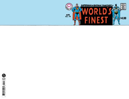WORLDS FINEST COMICS #195 FACSIMILE EDITION (Limit 2 Per Cover) (rel:04/15)~