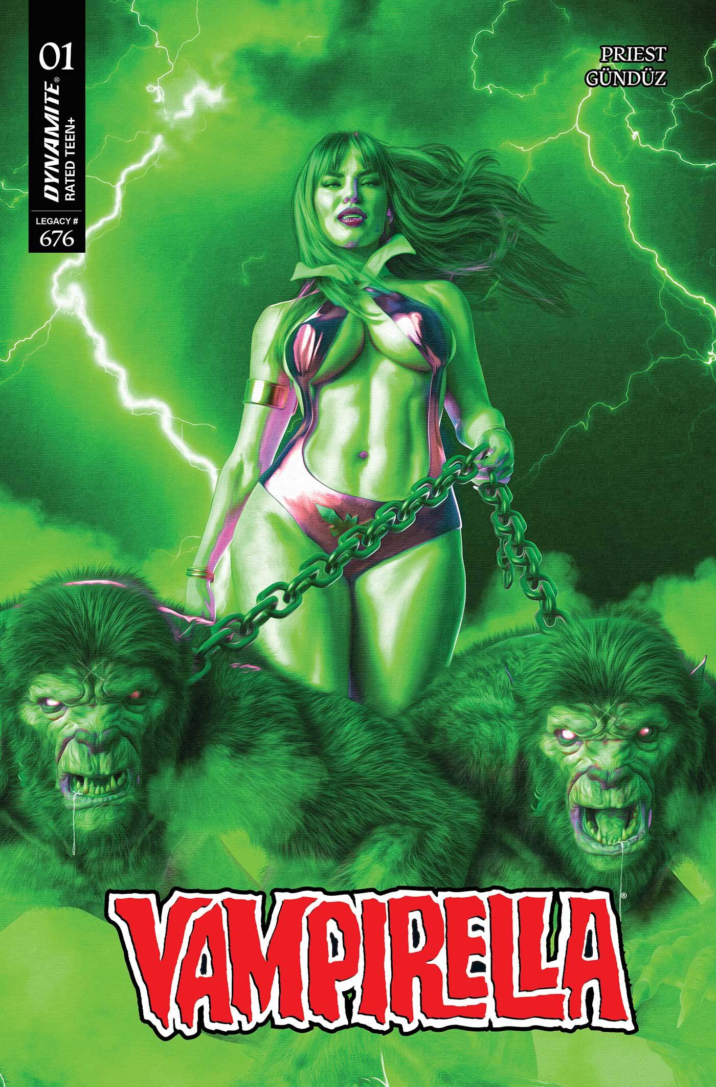 VAMPIRELLA (2025) #1 CVR ZI FOC 25 COPY INCV SPEARS EMERALD (rel:03/26)~