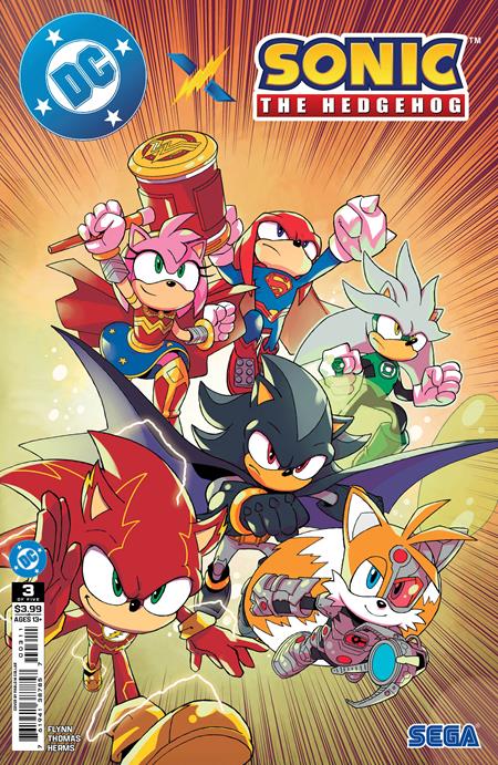 DC X SONIC THE HEDGEHOG #3 (OF 5) (Limit 2 Per Cover) (rel:05/21)