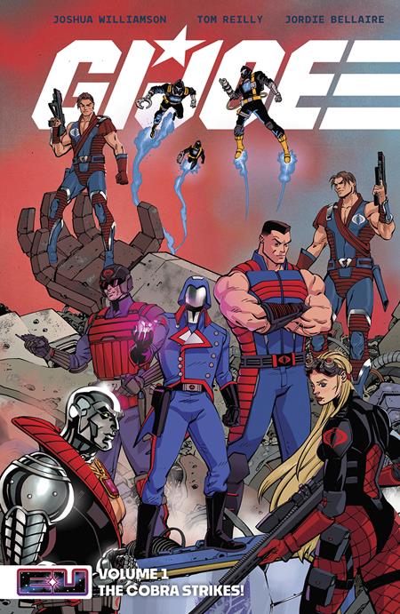 GI JOE TP VOL 01 THE COBRA STRIKES DIRECT MARKET EXCLUSIVE TOM REILLY RED CVR (rel:06/04)