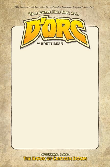 DORC TP VOL 01 2ND PTG (Limit 1 Per Cover) DIRECT MARKET EXCLUSIVE BLANK SKETCH CVR (rel:10/14)