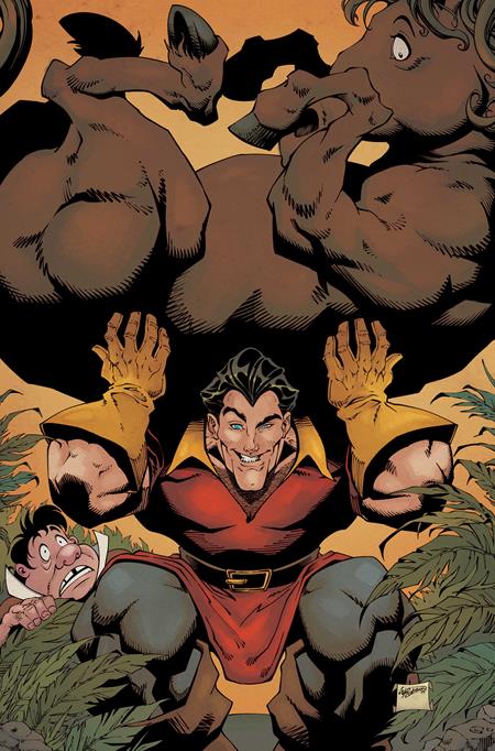 DISNEY VILLAINS GASTON #1 CVR G INC 1:10 WILL ROBSON VIRIGIN VAR (Limit 1 Per Customer) (rel:03/04)