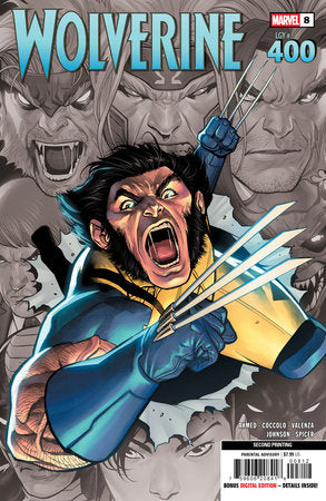 WOLVERINE #8 2ND PRINTING VARIANT (Limit 2 Per Cover) (rel:06/04)~