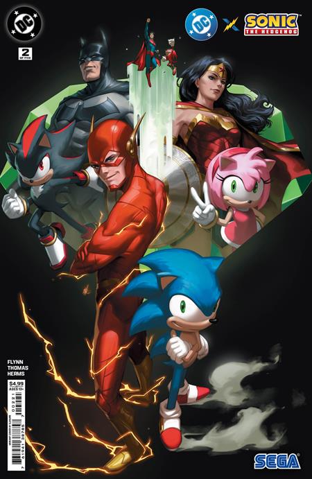 DC X SONIC THE HEDGEHOG #2 (OF 5) (Limit 2 per cover) (rel:04/16)