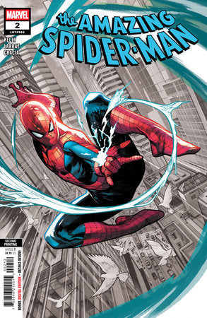 AMAZING SPIDER-MAN #2 PEPE LARRAZ 2ND PRINTING VARIANT (Limit 2 Per Cover) (rel:06/11)~