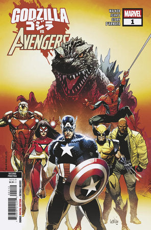 GODZILLA VS. AVENGERS #1 LEINIL YU 2ND PRINTING VARIANT (Limit 2 Per Cover) (rel:07/30)~