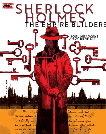 SHERLOCK HOLMES AND THE EMPIRE BUILDERS TP VOL 01 THE GENE GENIE MARK CHIARELLO (Limit 2 Per Cover) (rel:07/02)