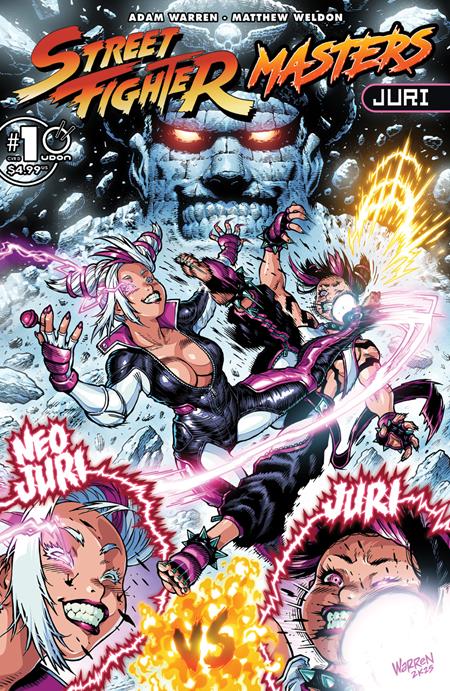 STREET FIGHTER MASTERS JURI #1 (ONE SHOT) CVR D INC 1:5 ADAM WARREN VAR (Limit 1 Per Customer) (rel:09/23)