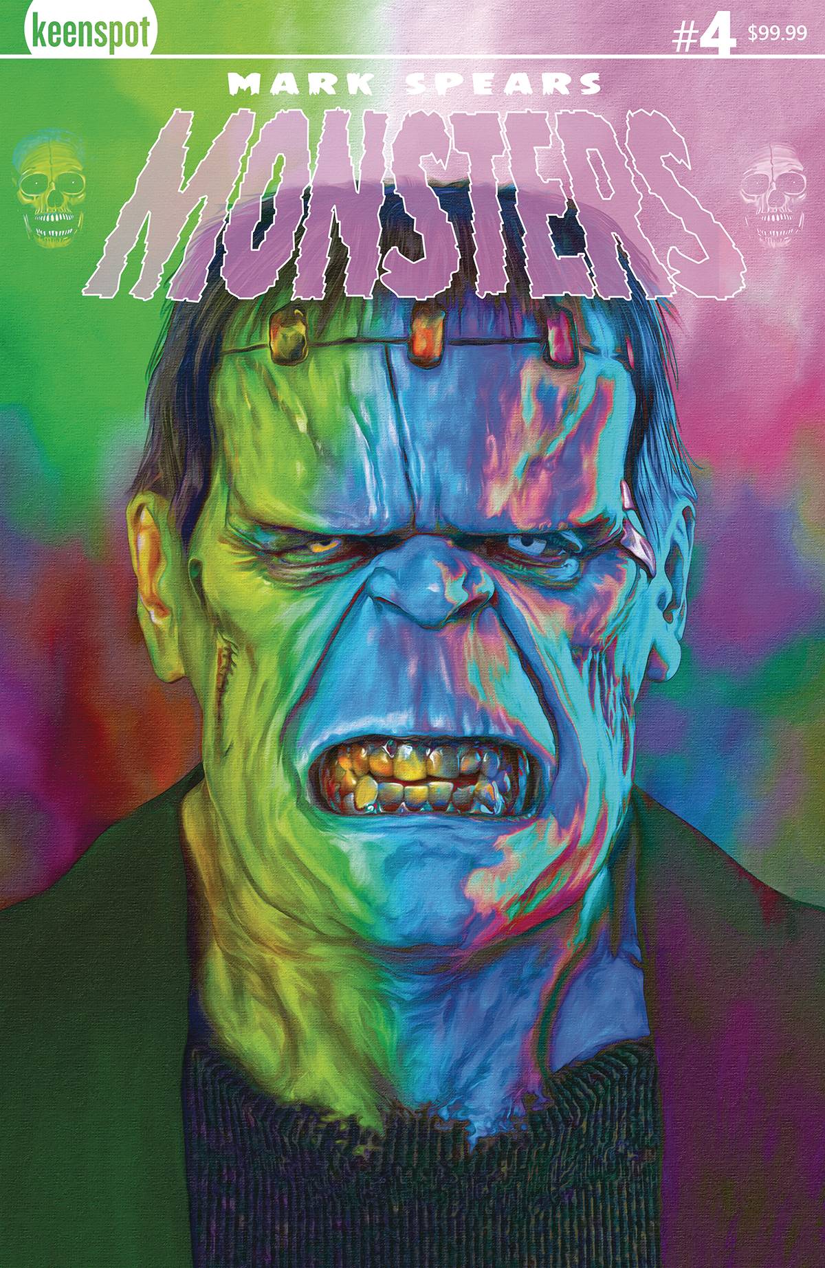 MARK SPEARS MONSTERS #4 CVR G METAL COVER (rel:04/30)LIMIT ONE  PER CUSTOMER!