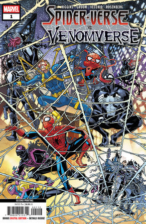 SPIDER-VERSE VS. VENOMVERSE #1 JAVIER GARRON 2ND PRINTING VARIANT (Limit 2 Per Cover) (rel:07/02)~