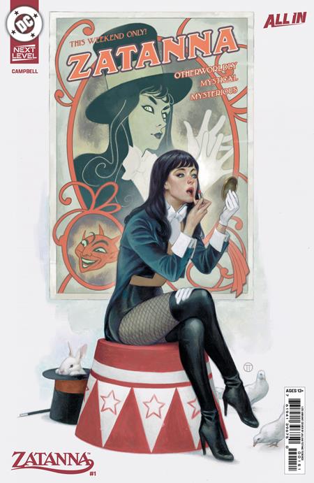 ZATANNA (2026) #1 CVR G INC 1:25 JULIAN TOTINO TEDESCO CARD STOCK VAR (Limit 1 Per Customer) (rel:04/29)