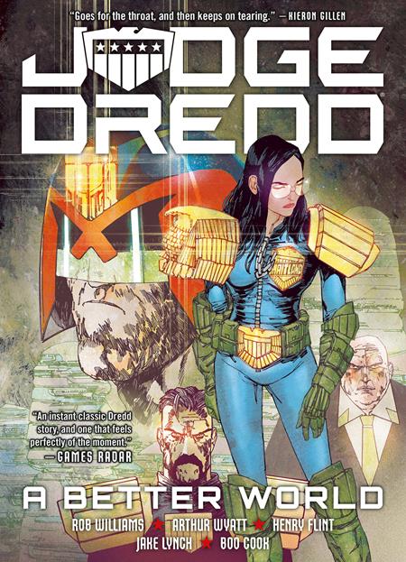 JUDGE DREDD TP A BETTER WORLD (Limit 2 Per Cover) (rel:10/15)