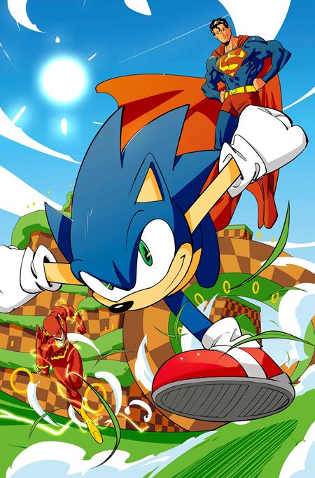 DC X SONIC THE HEDGEHOG #4 (OF 5) (Limit 2 Per Cover) (rel:06/18)