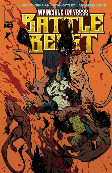INVINCIBLE UNIVERSE BATTLE BEAST #7 (Limit 1 Per Customer) CVR D INC 1:25 ROSSI GIFFORD VAR (rel:03/18)
