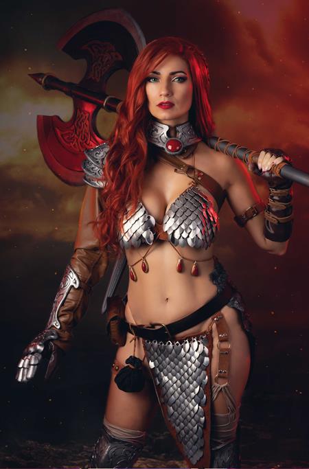 RED SONJA BARBARELLA #1 CVR M INC 1:10 COSPLAY IVY RED SONJA VIRGIN VAR (Limit 1 Per Customer) (rel:11/04)