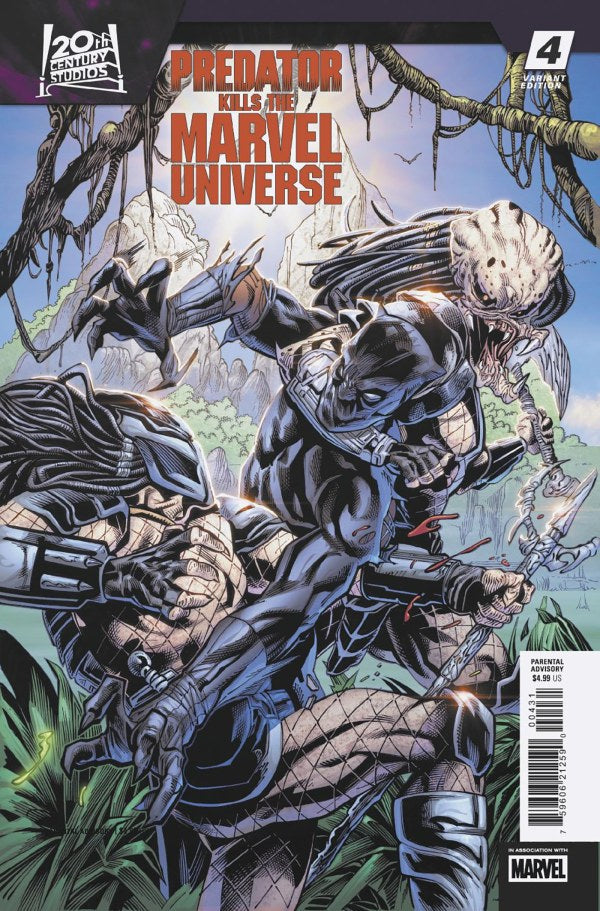 PREDATOR KILLS THE MARVEL UNIVERSE #4 (Limit 2 Per Cover) (rel:11/19)