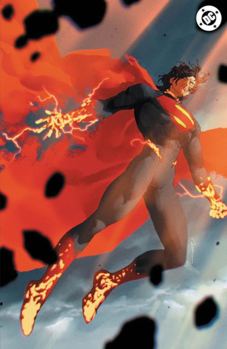 ABSOLUTE SUPERMAN #10 CVR E INC 1:50 GERALD PAREL VIRGIN CARD STOCK VAR (rel:08/06)