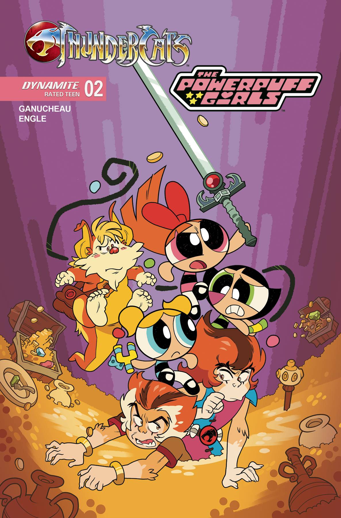 THUNDERCATS POWERPUFF GIRLS #2 (Limit 2 Per Cover) (rel:07/02)