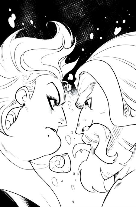 DISNEY VILLAINS URSULA #4 CVR M INC 1:5 MIRKA ANDOLFO LINE ART VIRGIN VAR (Limit 1 Per Customer) (rel:06/10)