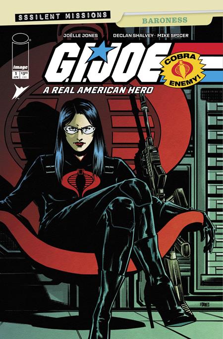 GI JOE A REAL AMERICAN HERO SSSILENT MISSIONS BARONESS #1 (ONE SHOT) (Limit 1 Per Cover) (rel:04/01)~