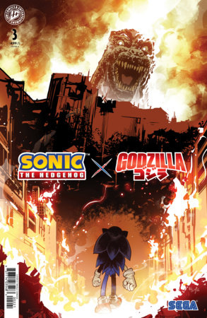 Sonic the Hedgehog x Godzilla #3 (Limit 1 Per Cover) (rel:10/14)