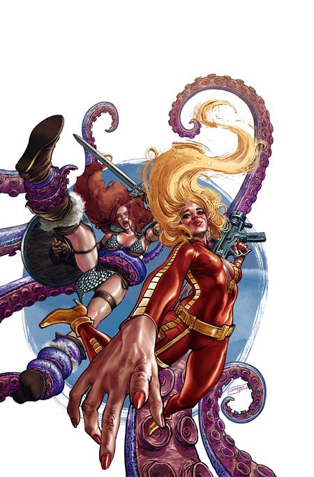 RED SONJA BARBARELLA #1 CVR P INC 1:15 DIEGO YAPUR VIRGIN VAR (Limit 1 Per Customer) (rel:11/04)