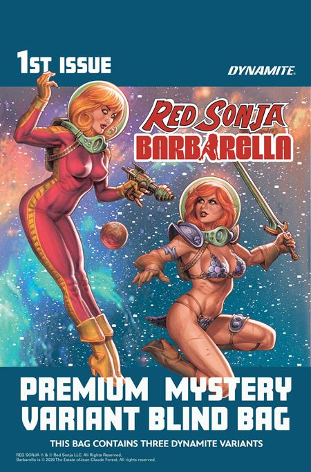 RED SONJA BARBARELLA #1 CVR K PREMIUM MYSTERY BLIND BAG VAR (Limit 2 Per Cover) (rel:11/04)