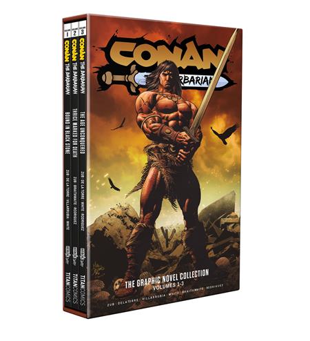 CONAN THE BARBARIAN TP VOL 01-03 SLIPCASE SET REGULAR EDITION MIKE DEODATO (MR) (Limit 2 Per Cover) (rel:10/08)
