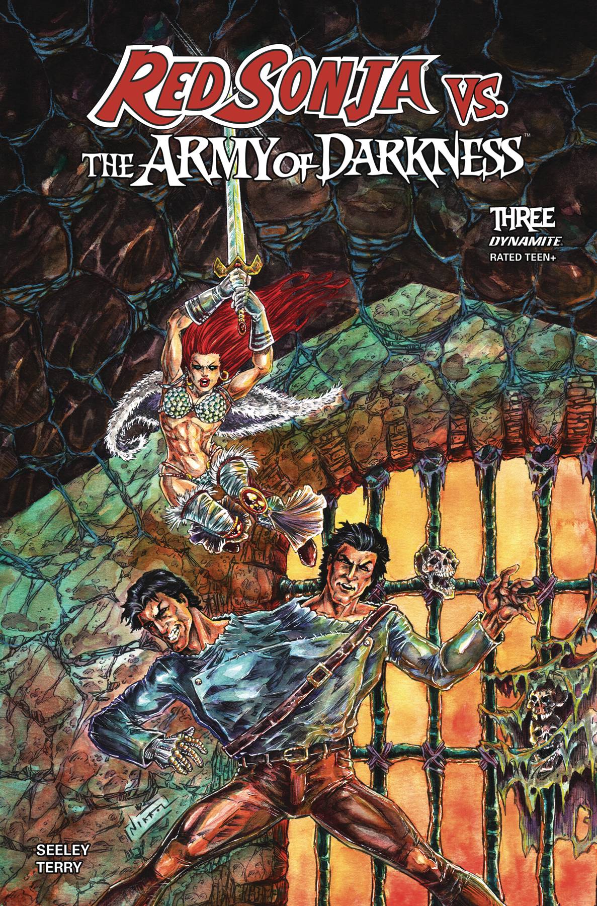 RED SONJA VS THE ARMY OF DARKNESS #3 (Limit 2 Per Cover) (rel:07/16)~