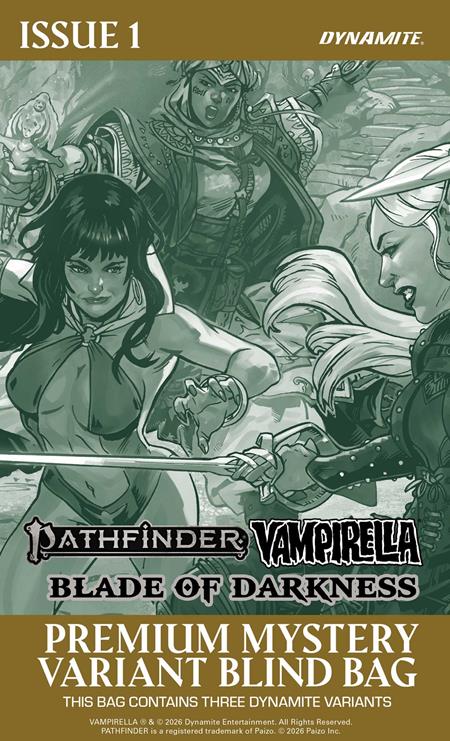 PATHFINDER VAMPIRELLA BLADE OF DARKNESS #1 (Limit 2 Per Cover) CVR G PREMIUM MYSTERY BLIND BAG VAR (rel:10/28)