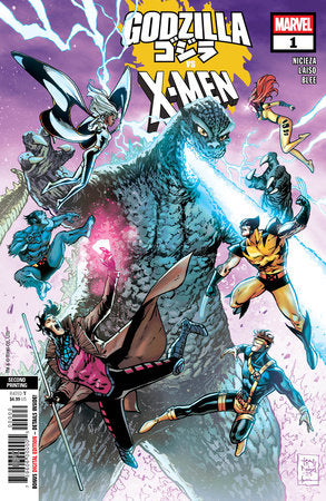 GODZILLA VS. X-MEN #1 TONY DANIEL 2ND PRINTING VARIANT (Limit 2 Per Cover) (rel:06/25)~