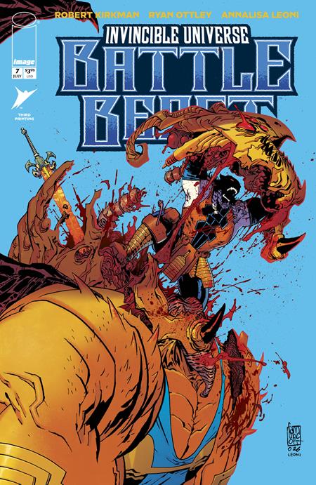 INVINCIBLE UNIVERSE BATTLE BEAST #7 3RD PTG (Limit 1 Per Cover) (rel:07/15)