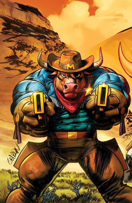 WILD WEST COW-BOYS OF MOO MESA #1 (OF 4) CVR G INC 1:10 JUAN GEDEON INTERLOCKING FULL ART VAR (rel:09/17)