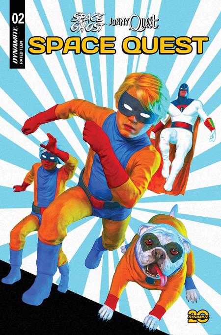 SPACE GHOST JONNY QUEST SPACE QUEST #2 CVR T MARK SPEARS BLUE BKGR FOC BONUS VAR (rel:07/09)~