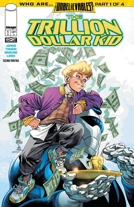 TRILLION DOLLAR KID #1 (OF 2) 2ND PTG (Limit 1 Per Cover) (rel:07/15)