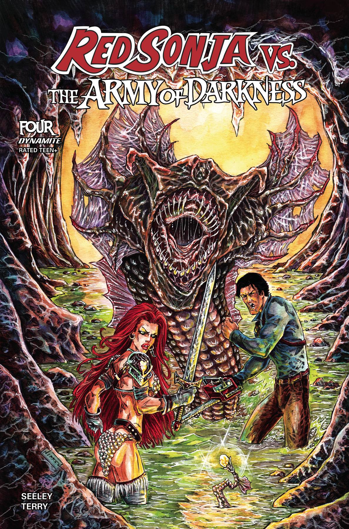 RED SONJA VS AOD #4 (Limit 2 Per Cover) (rel:08/06)~