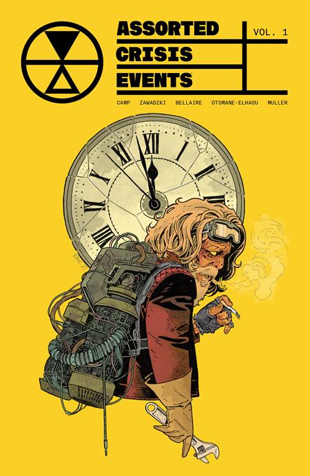 ASSORTED CRISIS EVENTS TP VOL 01 DIRECT MARKET EXCLUSIVE ERIC ZAWADZKI YELLOW CVR (MR) (Limit 2 Per Cover) (rel:09/17)