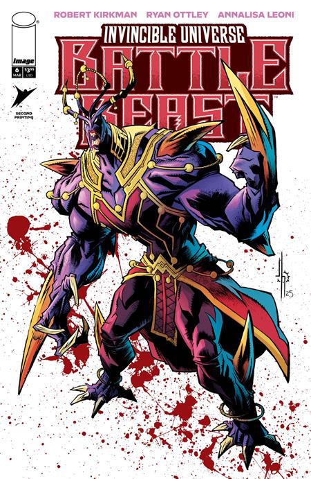 INVINCIBLE UNIVERSE BATTLE BEAST #6 2ND PTG (Limit 1 Per Cover) (rel:03/18)